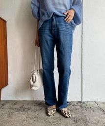 CAPRICIEUX LE'MAGE | 段違いストレートデニム(デニムパンツ)