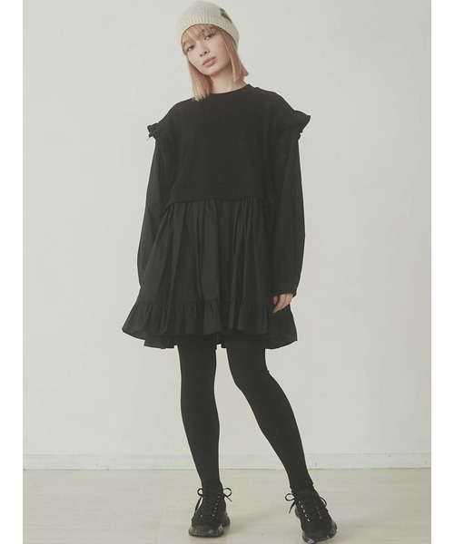 merry jenny（メリージェニー）の「咲いたタイツ（タイツ/ストッキング・レディース・ブラック・FREE）」の17枚目の写真