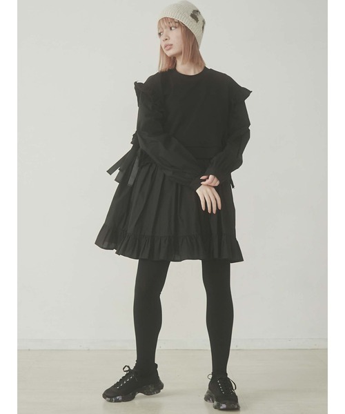 merry jenny（メリージェニー）の「咲いたタイツ（タイツ/ストッキング・レディース・ブラック・FREE）」の21枚目の写真