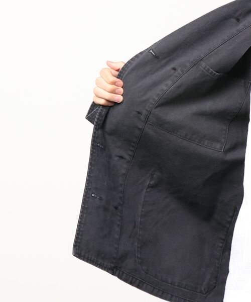 DANTON（ダントン）の「【DANTON】シェフジャケット NCS MEN（テーラードジャケット・メンズ・ブラック・42/38/40）」の4枚目の写真