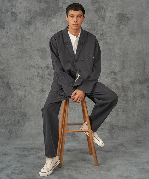 DANTON（ダントン）の「【DANTON】シェフジャケット NCS MEN（テーラードジャケット・メンズ・ブラック・42/38/40）」の5枚目の写真