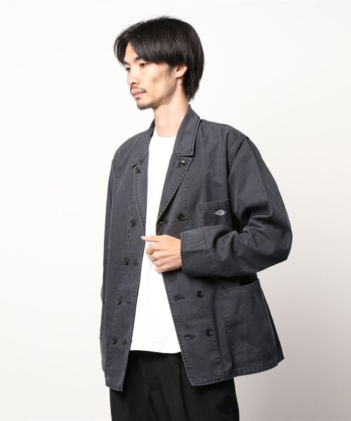 ✨希少/2XL✨ダントン×ビームス テーラードジャケット コーデュロイ アンコン DANTON ダントン ナイロンタフタ カバーオールジャケット コーデュロイ