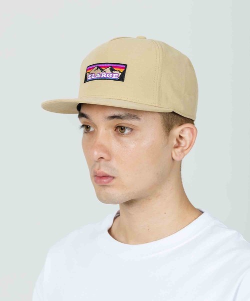 XLARGE（エクストララージ）の「MOUNTAIN LOGO CAP（キャップ・メンズ・ホワイト/ベージュ・ONE SIZE）」の2枚目の写真