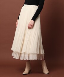 DRESSTERIOR | レイヤードプリーツスカート(スカート)