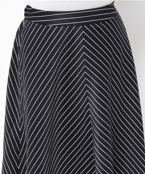 CIAOPANIC（チャオパニック）の「【Ciaopanic】ストライプフレアSK（スカート・レディース・ボルドー/ネイビー/グレー・FREE）」の14枚目の写真