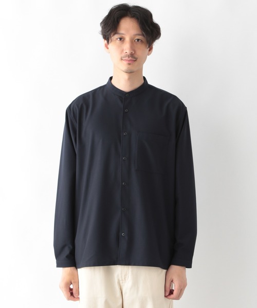 GLOBAL WORK（グローバルワーク）の「スマラク バンドカラーシャツ