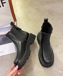 ボリュームソールサイドゴアブーツ