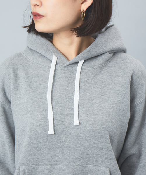 Rouge vif（ルージュヴィフ）の「吊裏毛スウェットパーカー（パーカー・レディース・グレー/オフホワイト・フリー）」の6枚目の写真