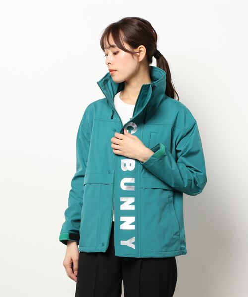 JACK BUNNY ナイロンジャケット グリーン サイズ4 ジャックバニー】美品 ジップナイロンジャケット グリーン 2023