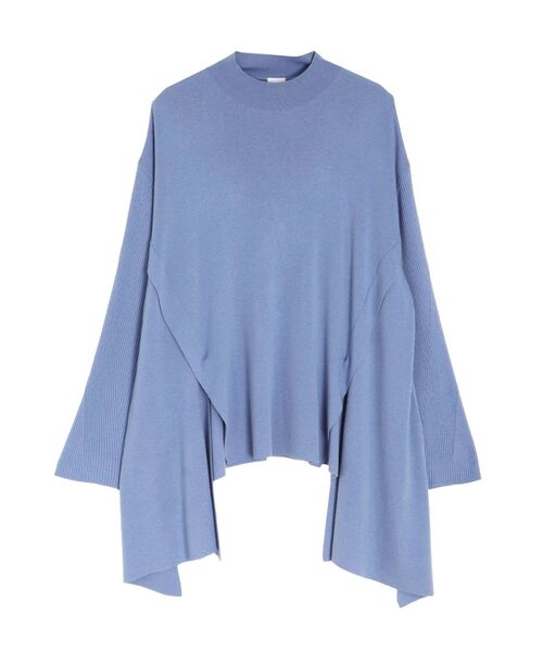 ELENDEEK（エレンディーク）の「テントボトルネックニット（ニット/セーター・レディース・ブルー/ブラック/オフホワイト/パープル・FREE）」の4枚目の写真