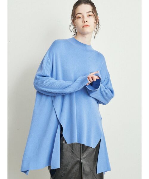 ELENDEEK（エレンディーク）の「テントボトルネックニット（ニット/セーター・レディース・ブルー/ブラック/オフホワイト/パープル・FREE）」の17枚目の写真