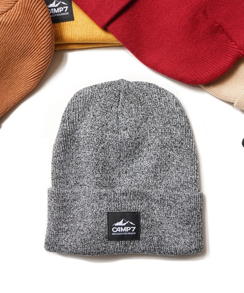 CAMP7（キャンプセブン）の「《CAMP7》CLASSIC KNIT CAP（ニットキャップ/ビーニー・メンズ・ブラック系その他/レッド/ヘザーグレー/ホワイト/キャメル/ネイビー/ベージュ/ブラック/マスタード・FREE）」の4枚目の写真