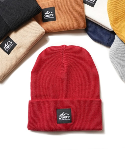CAMP7（キャンプセブン）の「《CAMP7》CLASSIC KNIT CAP（ニットキャップ/ビーニー・メンズ・ブラック系その他/レッド/ヘザーグレー/ホワイト/キャメル/ネイビー/ベージュ/ブラック/マスタード・FREE）」の9枚目の写真