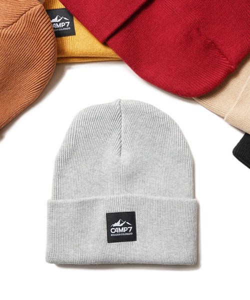 CAMP7（キャンプセブン）の「《CAMP7》CLASSIC KNIT CAP（ニットキャップ/ビーニー・メンズ・ブラック系その他/レッド/ヘザーグレー/ホワイト/キャメル/ネイビー/ベージュ/ブラック/マスタード・FREE）」の5枚目の写真