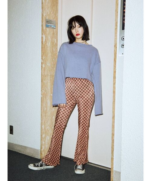 jouetie（ジュエティ）の「ダメージ2WAYカーディガン（カーディガン/ボレロ・レディース・ブラック/パープル/アイボリー・MEDIUM）」の9枚目の写真