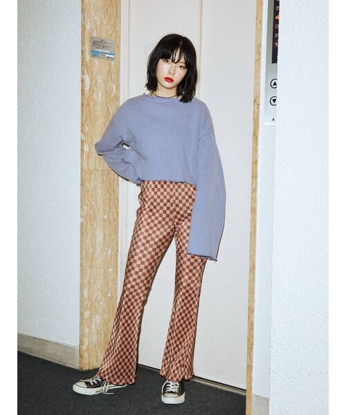 jouetie（ジュエティ）の「ダメージ2WAYカーディガン（カーディガン/ボレロ・レディース・ブラック/パープル/アイボリー・MEDIUM）」の13枚目の写真