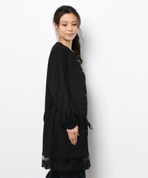 axes femme（アクシーズファム）の「裾レース切替シャツ