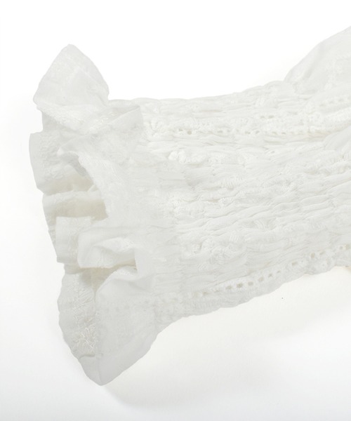 Felt-Maglietta（フェルトマリエッタ）の「刺繍レースブラウス（シャツ/ブラウス・レディース・ホワイト・FREE）」の8枚目の写真