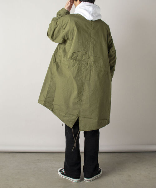ARMY TWILL(アーミーツイル)の「【ARMY TWILL/アーミーツイル】FISH TAIL COAT モッズコート(モッズコート・メンズ・ブラック/カーキ・MEDIUM/LARGE)」の9枚目の写真