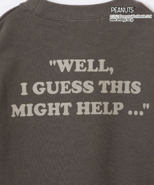GLOBAL WORK(グローバルワーク)の「キッズ/PEANUTS/クルースウェット/218325(Tシャツ/カットソー・キッズ・チャコールグレー/ライトピンク/オフホワイト/ネイビー/ブラック・110cm/100cm/120cm/130cm/140cm/150cm/160cm)」の22枚目の写真