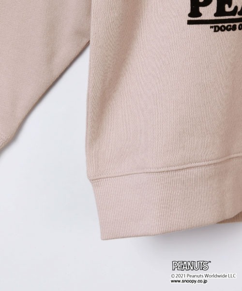 GLOBAL WORK(グローバルワーク)の「キッズ/PEANUTS/クルースウェット/218325(Tシャツ/カットソー・キッズ・チャコールグレー/ライトピンク/オフホワイト/ネイビー/ブラック・110cm/100cm/120cm/130cm/140cm/150cm/160cm)」の21枚目の写真