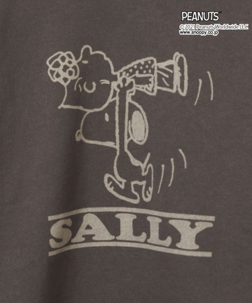 GLOBAL WORK(グローバルワーク)の「キッズ/PEANUTS/クルースウェット/218325(Tシャツ/カットソー・キッズ・チャコールグレー/ライトピンク/オフホワイト/ネイビー/ブラック・110cm/100cm/120cm/130cm/140cm/150cm/160cm)」の7枚目の写真