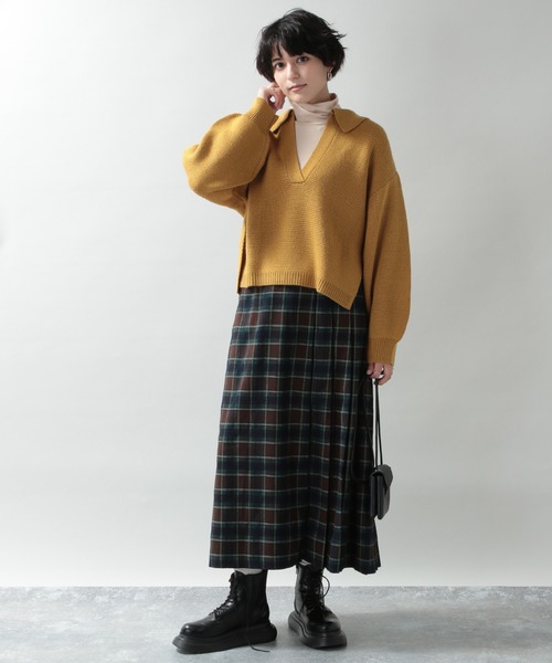 RAGEBLUE（レイジブルー）の「シンプルインナータートルネック/238111（Tシャツ/カットソー・レディース・ダークブラウン/ベージュ系その他/ブルー系その他/オレンジ系その他/ホワイト/ブラック・FREE）」の21枚目の写真