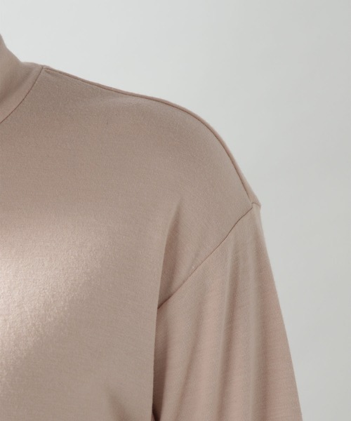 RAGEBLUE（レイジブルー）の「シンプルインナータートルネック/238111（Tシャツ/カットソー・レディース・ダークブラウン/ベージュ系その他/ブルー系その他/オレンジ系その他/ホワイト/ブラック・FREE）」の8枚目の写真