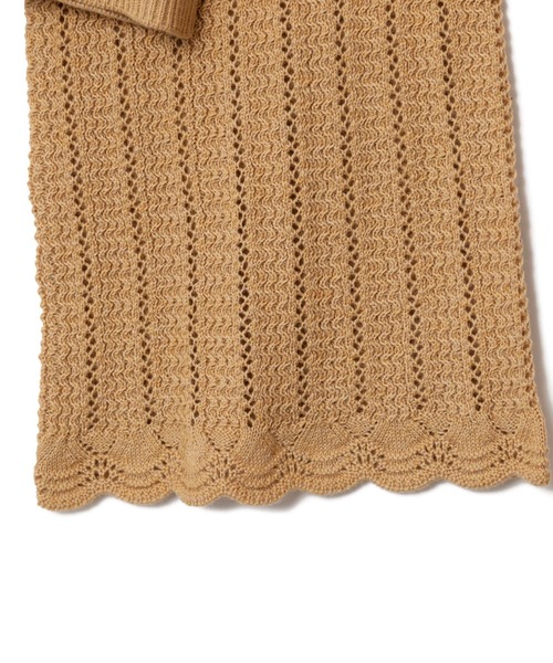 LAYMEE(レイミー)の「Nancy 2way knit cardigan / ナンシー2wayニットカーディガン(カーディガン/ボレロ・レディース・イエロー/グレー系その他/ブラック・FREE)」の11枚目の写真