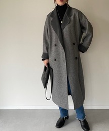 y/m by misato | ダブルフェイスダブルコート(チェスターコート)
