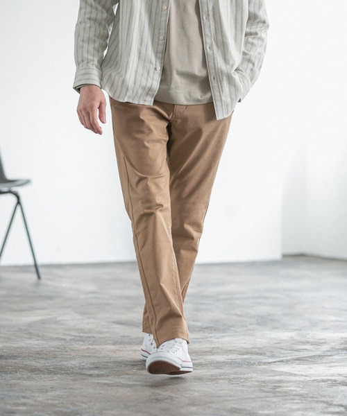 GLOBAL WORK（グローバルワーク）の「スタイルアップチノ＋WARM/218043（チノパンツ・メンズ・ベージュ/カーキ/ネイビー・SMALL/MEDIUM/LARGE/X-LARGE）」の8枚目の写真