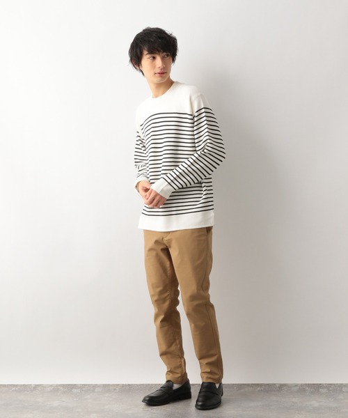 GLOBAL WORK（グローバルワーク）の「スタイルアップチノ＋WARM/218043（チノパンツ・メンズ・ベージュ/カーキ/ネイビー・SMALL/MEDIUM/LARGE/X-LARGE）」の4枚目の写真