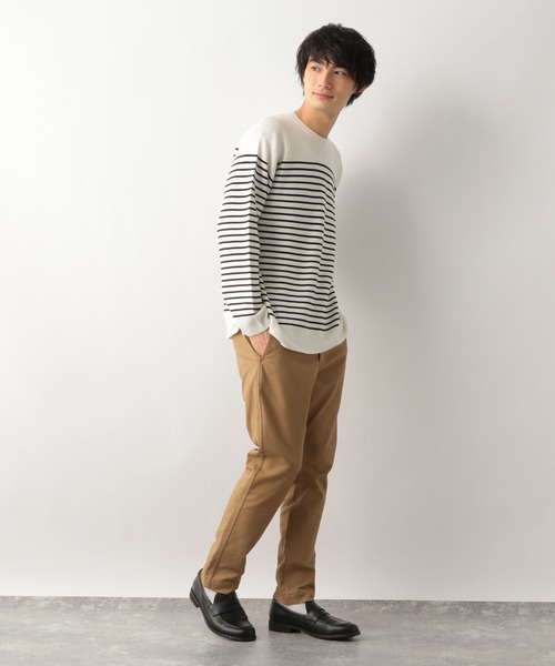 GLOBAL WORK（グローバルワーク）の「スタイルアップチノ＋WARM/218043（チノパンツ・メンズ・ベージュ/カーキ/ネイビー・SMALL/MEDIUM/LARGE/X-LARGE）」の19枚目の写真