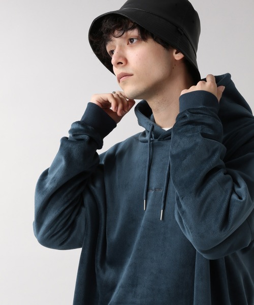 RAGEBLUE（レイジブルー）の「マイクロシャギー/プチ刺繍パーカー/238022（パーカー・メンズ・ブラック/オフホワイト/ブルー/ダークグレー/ブルー系その他・SMALL/MEDIUM/LARGE）」の21枚目の写真