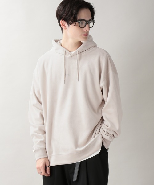 RAGEBLUE（レイジブルー）の「マイクロシャギー/プチ刺繍パーカー/238022（パーカー・メンズ・ブラック/オフホワイト/ブルー/ダークグレー/ブルー系その他・SMALL/MEDIUM/LARGE）」の7枚目の写真