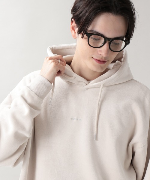 RAGEBLUE（レイジブルー）の「マイクロシャギー/プチ刺繍パーカー/238022（パーカー・メンズ・ブラック/オフホワイト/ブルー/ダークグレー/ブルー系その他・SMALL/MEDIUM/LARGE）」の8枚目の写真