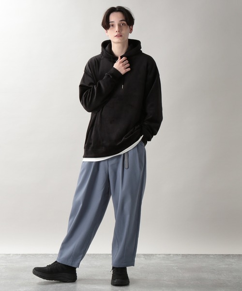 RAGEBLUE（レイジブルー）の「マイクロシャギー/プチ刺繍パーカー/238022（パーカー・メンズ・ブラック/オフホワイト/ブルー/ダークグレー/ブルー系その他・SMALL/MEDIUM/LARGE）」の9枚目の写真