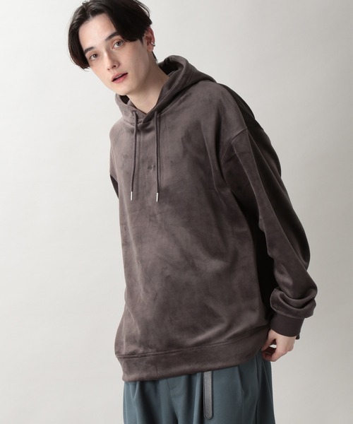 RAGEBLUE（レイジブルー）の「マイクロシャギー/プチ刺繍パーカー/238022（パーカー・メンズ・ブラック/オフホワイト/ブルー/ダークグレー/ブルー系その他・SMALL/MEDIUM/LARGE）」の13枚目の写真