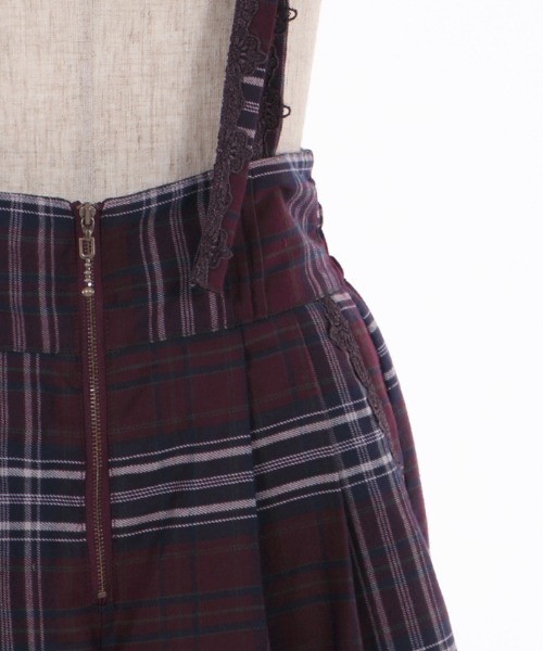 axes femme(アクシーズファム)の「タータンチェック柄サス付PT(その他パンツ・レディース・ブルーグリーン/マスタード/ワイン・MEDIUM)」の18枚目の写真