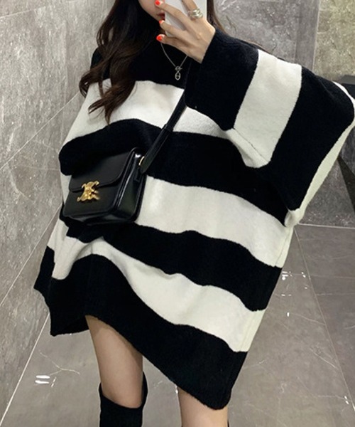 ビックシルエットボーダーニットワンピース Zozotown限定 ワンピース Mejane ミージェーン のファッション通販 Zozotown ビックシルエットボーダーニットワンピース Zozotown限定 ワンピース Mejane ミージェーン のファッション通販 Zozotown