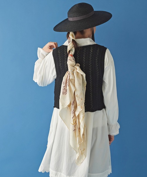 Malle(マル)の「△malle 麦ブレードハット NO.3(ハット・レディース・ブラック/ナチュラル・FREE)」の17枚目の写真