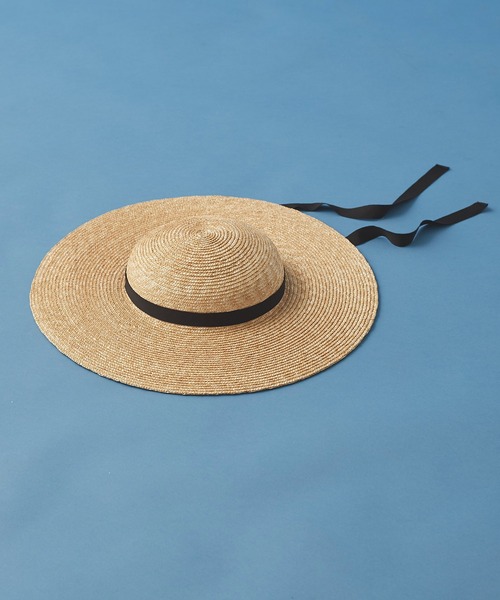 Malle(マル)の「△malle 麦ブレードハット NO.3(ハット・レディース・ブラック/ナチュラル・FREE)」の12枚目の写真