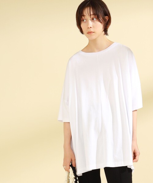 Champion（チャンピオン）の「Champion × Ray BEAMS / 別注 ビッグ Tシャツ（Tシャツ/カットソー・レディース・ホワイト/ブラック/ボルドー・MEDIUM）」の12枚目の写真