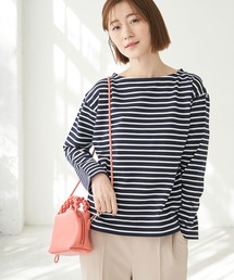 ROPE' PICNIC | 【リンクコーデ】ボートネックボーダーカットソー(Tシャツ/カットソー)