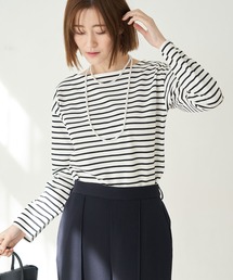 ROPE' PICNIC | 【リンクコーデ】ボートネックボーダーカットソー(Tシャツ/カットソー)