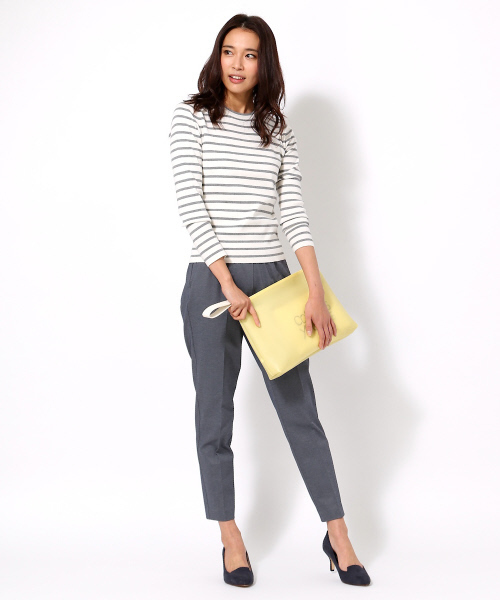 qualite（カリテ）の「ﾐﾄﾞﾙｳｪｲﾄｶﾙｾﾞ（その他パンツ・レディース・ネイビー・2/1/0/3）」の11枚目の写真