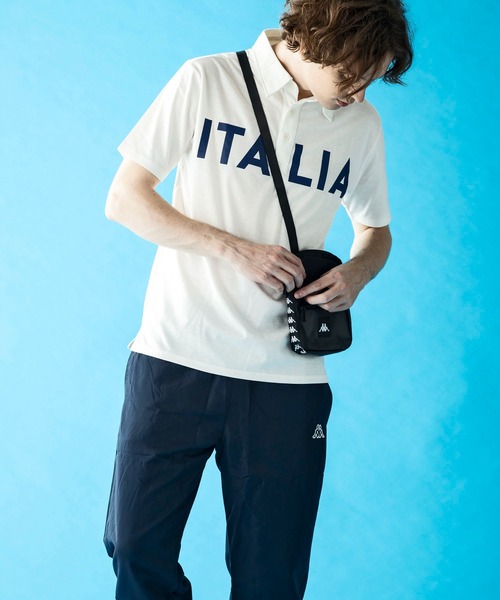 Kappa（カッパ）の「【UNI】Kappa(カッパ)222 BANDA BAYES CROSSBODY BAG（ボディバッグ/ウエストポーチ・メンズ・ホワイト×ブラック/ブラック×ブラック・XS）」の14枚目の写真