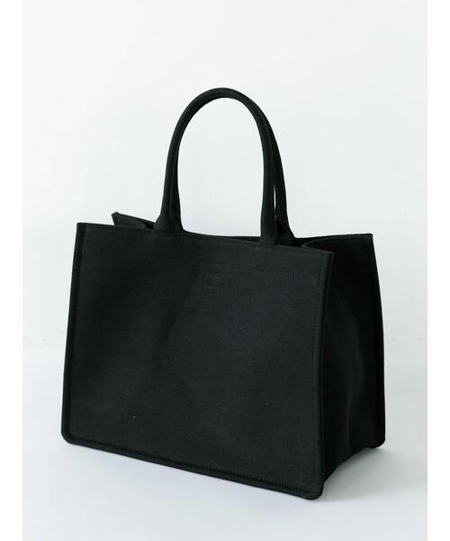 koe(コエ)の「キャンバスブックトート*(トートバッグ・レディース・ブラック/グレー/ピンク/ブルー/グリーン/アイボリー/ベージュ・FREE)」の10枚目の写真