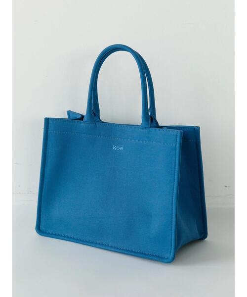 koe(コエ)の「キャンバスブックトート*(トートバッグ・レディース・ブラック/グレー/ピンク/ブルー/グリーン/アイボリー/ベージュ・FREE)」の14枚目の写真