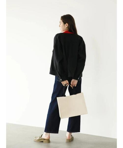 koe(コエ)の「キャンバスブックトート*(トートバッグ・レディース・ブラック/グレー/ピンク/ブルー/グリーン/アイボリー/ベージュ・FREE)」の20枚目の写真